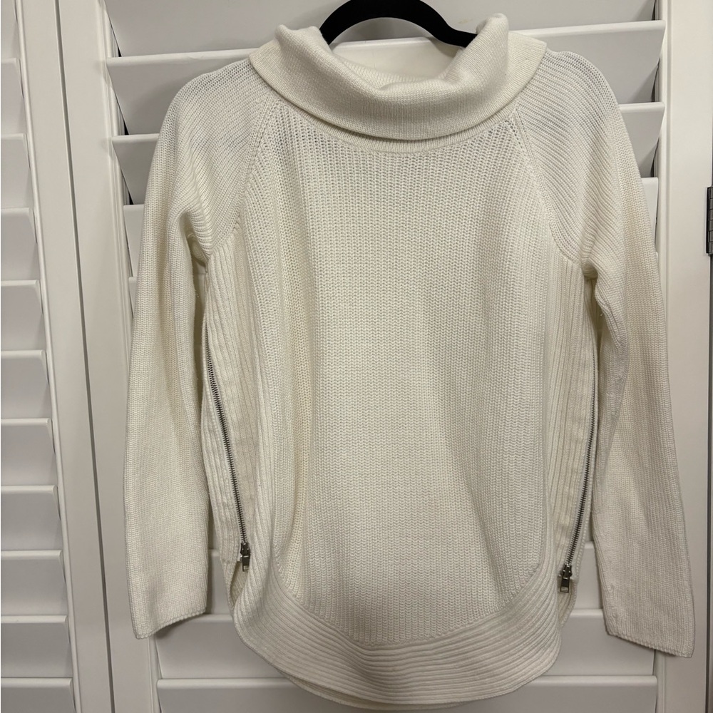 Vince Off-White Cowl Neck Sweater